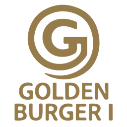 Golden Burger logo.